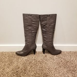 Adrienne Vittadini silky sheep skin boots